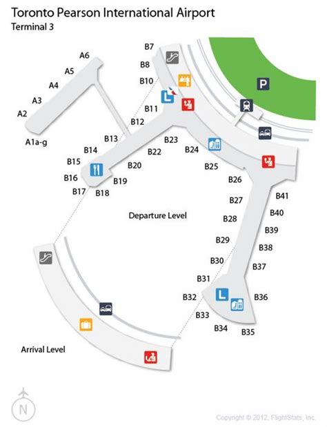 gate e73 pearson|Toronto Airport Map Terminal 3 & 1 .